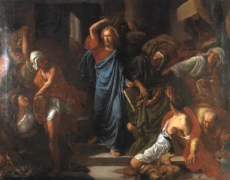 Gesù scaccia i mercanti dal tempio